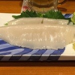 やきとり呑斗 - イカ刺し、500円です。