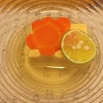 板 石山光一 - 温 玉子豆腐アップ