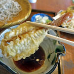 蕎麦 つづら - ホウボウに辛汁を少し！