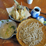 蕎麦 つづら - ホウボウの天せいろ