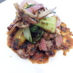 アニヴェルセルカフェ - ～アニヴェルセルカフェ　みなとみらい～
      牛サーロインの香ばしいグリル　ジャポネーゼソース