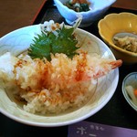 ポテト - ミニ天丼UP♪