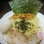 麺社さるいち - つけ麺　全部のせ　大盛り