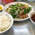 与志富 - ランチ　レバニラ定食