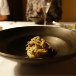 Restaurant Satoshi.F - 松茸のジュリエンヌ　ビーフンのアクセント