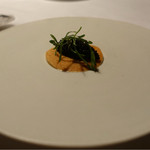 Restaurant Satoshi.F - 飛騨キャビア　なめらかなジャガイモのソースとクレソン