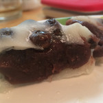 出町ふたば - 豆餅 5個入り¥874
      [日本橋高島屋]9/3010/3,4のみ各日120個限定
      2015/10/04購入