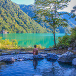 絶景大白川露天風呂☆