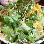 仁亭 - サラダはかなりの量