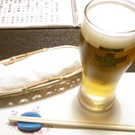 きくの商店 - まずは生中プレモル￥５３０☆♪