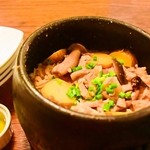 八十八夜 - きのことじゃがいもの味噌炊き込みご飯