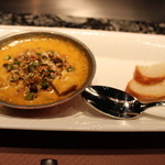 鉄板焼 銀杏 - 鶏のフリカッセ