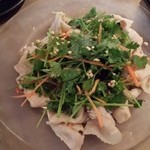 Goodbeer faucets - パクチーと豚しゃぶサラダ