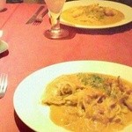 エノテカ フィオリーレ - 20120214 えび味噌のパスタ