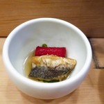すし屋の野八 - 鰯の南蛮漬け、万願寺唐辛子

