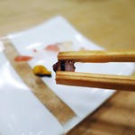 Sushiya No Noyachi - 一粒寿司
      雲丹、蛸、玉子、ガリ
      鮪、平目、中とろ、ホッキ貝