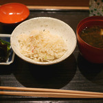 虎白 - 「飯物」毛蟹の炊き込みごはん　2015年7月