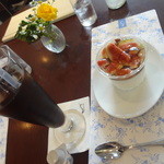 アイスコーヒー、フレッシュカップ　いちじく