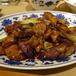 飄香 - ピリ辛ラム肉と上海ナスの甘味噌炒め