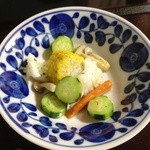 マダム紅蘭 - きゅうりとイカの青じそ炒め