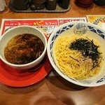 九州らーめん亀王 - あご節つけ麺 大盛