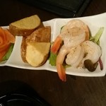 Dining room hamon - サーモン、ポテト、えび