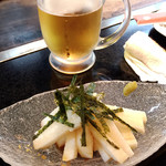 お好み焼きもみじ - 山芋のポン酢かけ✨