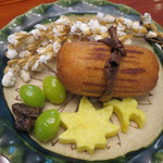 花の木 - 海老真丈、銀杏、零余子、さつま芋、稲穂