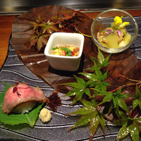 ステーキ懐石都 春日 - 2015.10月ランチ前菜