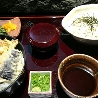 与太呂 本店 - ビジネスランチ。天丼と蕎麦。上質です。1000円