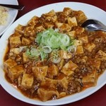 中国 東北飯店 - 麻婆豆腐（中650円）です。