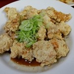 中国 東北飯店 - とり肉の香味ソースがけ（700円）です。