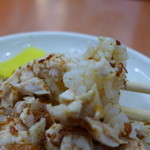 民主火雞肉飯 - 飯もしゃきっと炊けていて旨いですね。