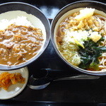かけ蕎麦+ミニカレー丼(15-09)