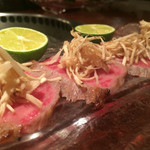 よろにく - 2015/10_トモサンカクの松茸乗せ