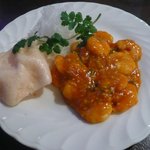 海月食堂 - 海老のチリソース煮