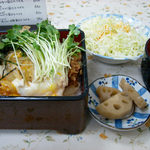 プティコック - かつ重 ６５０円 １３時からのメニュー