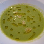 ビオディナミコ - グリーンピースのスープ