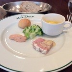 ブラッスリーオザミ丸の内 - ランチ前菜