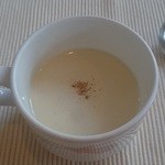 レストラン アンシャンテ - サツマイモとリンゴの冷たいスープ