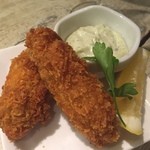 クワトロチンクエ - 「大きなカキフライ(400円)」