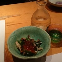 庵侍燈 - 冷酒の図