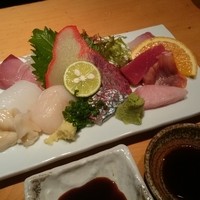 庵侍燈 - 刺身の図