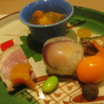 二條ふじ田 - 華やかな彩りの前菜