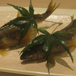 二條ふじ田 - 子持ち鮎