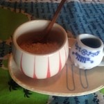 カフェ月星 - 2015・10　食後のお茶用の黒蜜と砂糖。