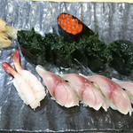 寿司処かぐら - 岩のりとしめ鯖は外せない（笑）