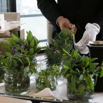 ベージュ アラン・デュカス 東京 - 「ハーブティー」（840円）のワゴンサービス