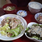 ひかりや - 肉野菜炒め（日替わりランチA）