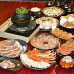 Tori Kani Gassen - 大満足！贅沢コース3500円